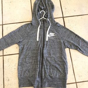 Grey Nike Zip Up